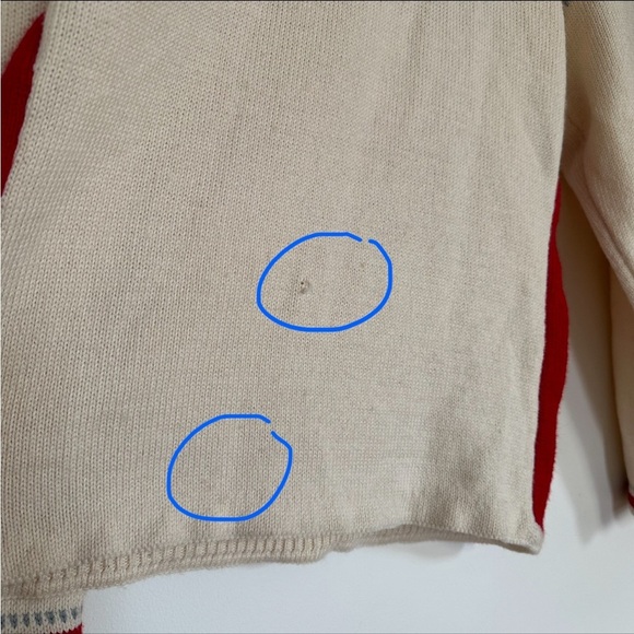 Dale of Norway Cream and Red Sweater - Picture 3 of 16